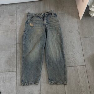 H&M Kids Relaxed Washed Blue Denim Jeans